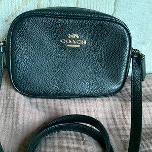 Coach Jamie mini crossbody black leather Excellent condition